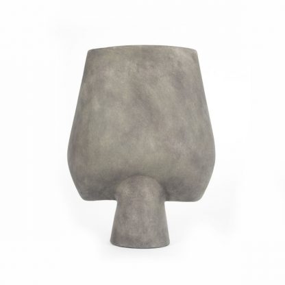 Vase Beton dark gray H43