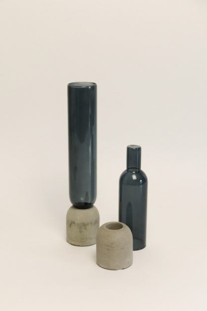 Vasen Set Zement Glas