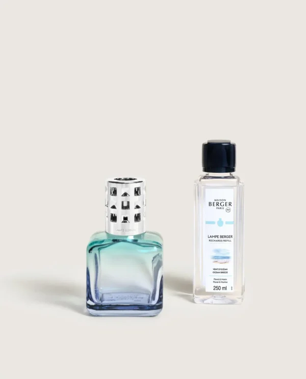 Lampe Berger Ice Cube - Lampe Glaçon Türkis/Blau Set