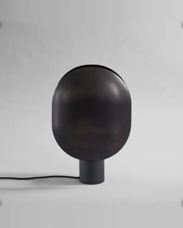 101 COPENHAGEN Clam Table Lamp burned black