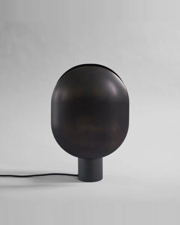 101 COPENHAGEN Clam Table Lamp burned black