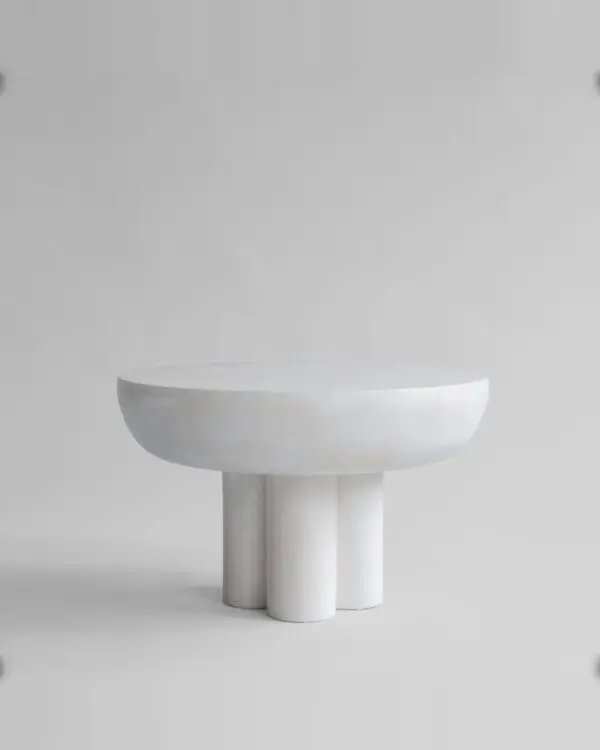 101 COPENHAGEN Crown Table low bone white
