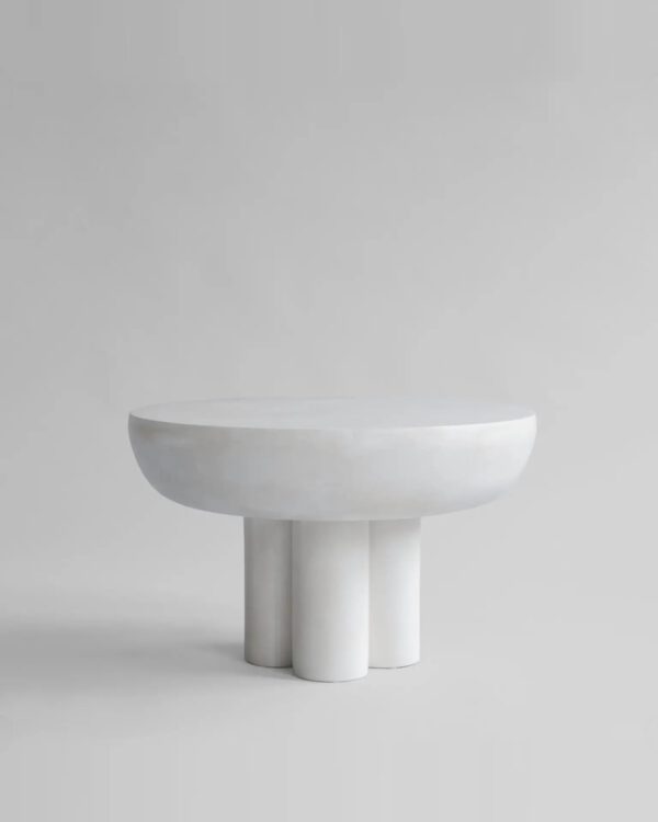 101 COPENHAGEN Crown Table low bone white