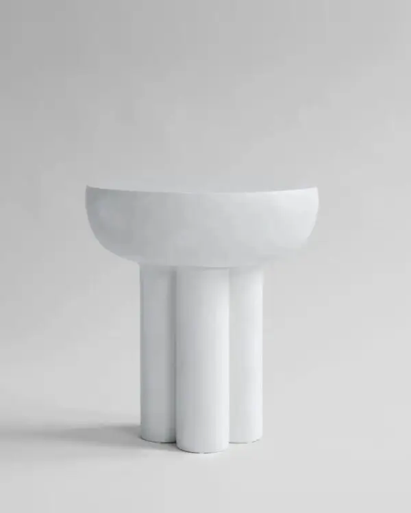 101 COPENHAGEN Crown Table tall bone white