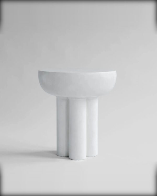 101 COPENHAGEN Crown Table tall bone white