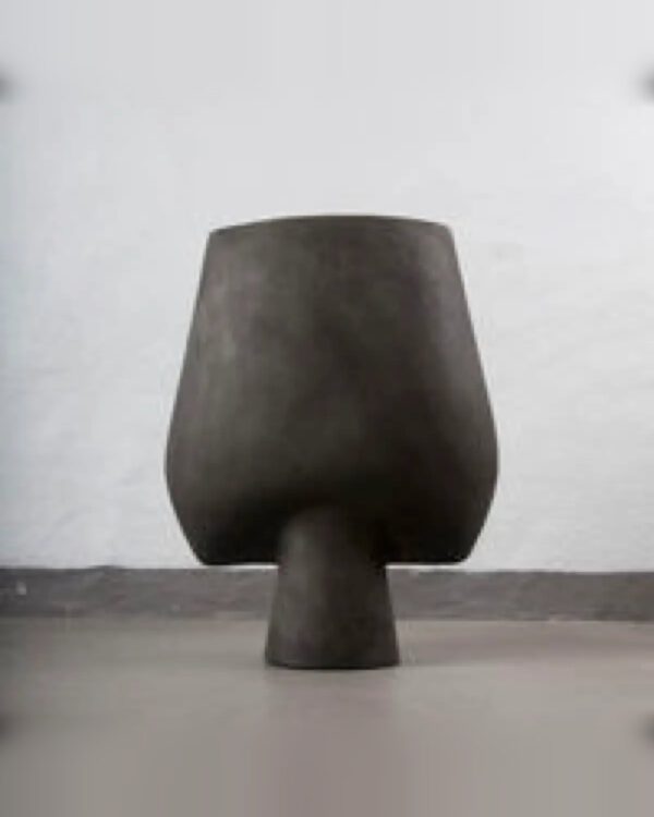 101 COPENHAGEN Sphere Vase Square big dark grey
