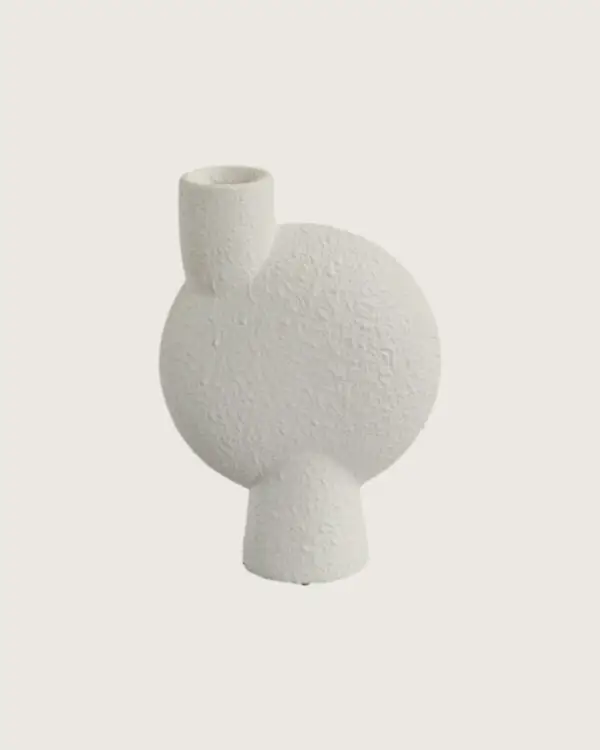 101 COPENHAGEN Sphere Vase Medio bubble white