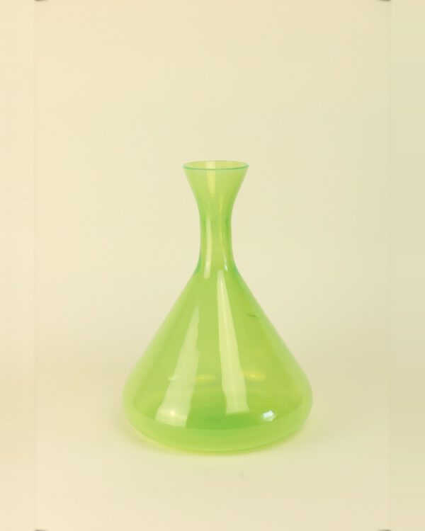 NASON MORETTI – mundgeblasene Vase Acid Grün