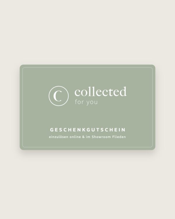 Geschenkgutschein von collected for you