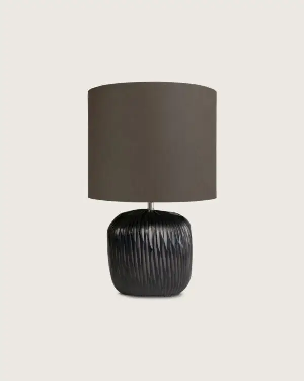 GUAXS Tischleuchte Somba L smokegrey/black