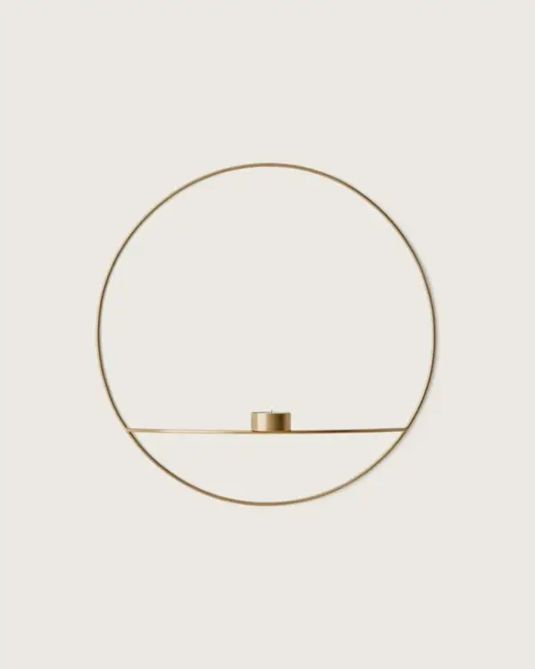 MENU POV Circle Vase Messing