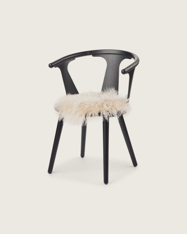 NATURES COLLECTION Sitzauflage Tibetlamm Arctic Sunrise Ø 38 cm