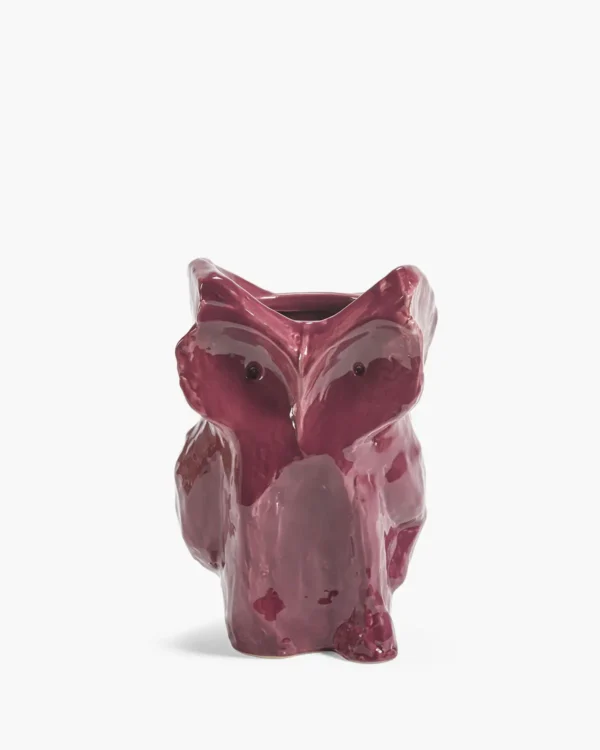 SERAX Owl Vase S aubergine After Midnight
