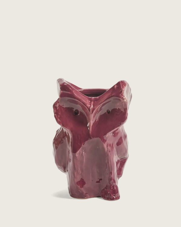 SERAX Owl Vase S aubergine After Midnight