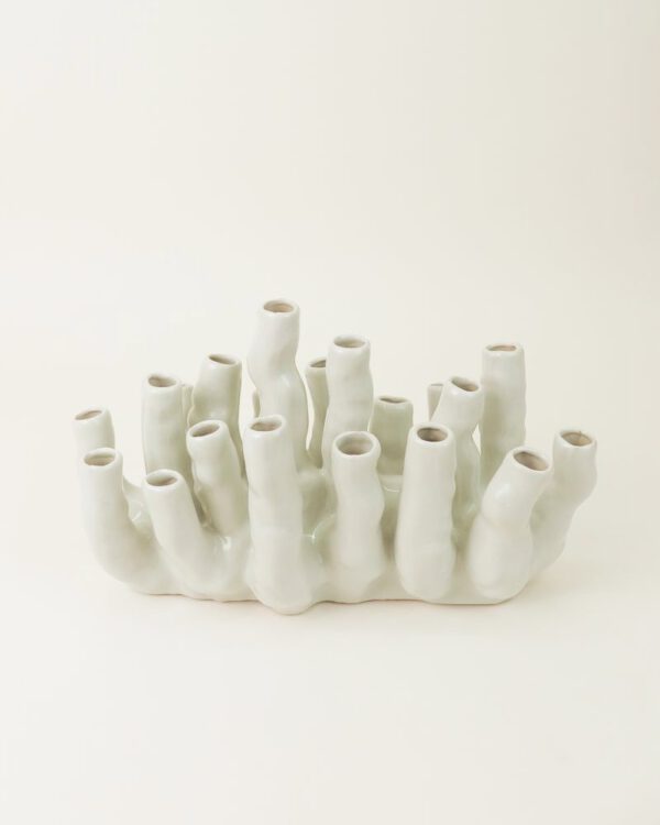 Vase Coral Reef weiß