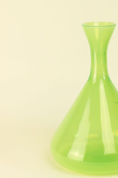 Mundgeblasene Vase Acid Grün